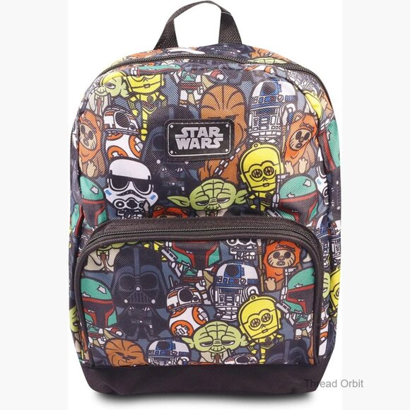 Star Wars Mini Backpack Canvas Purse Adjustable Straps 10x8x5 main image 6